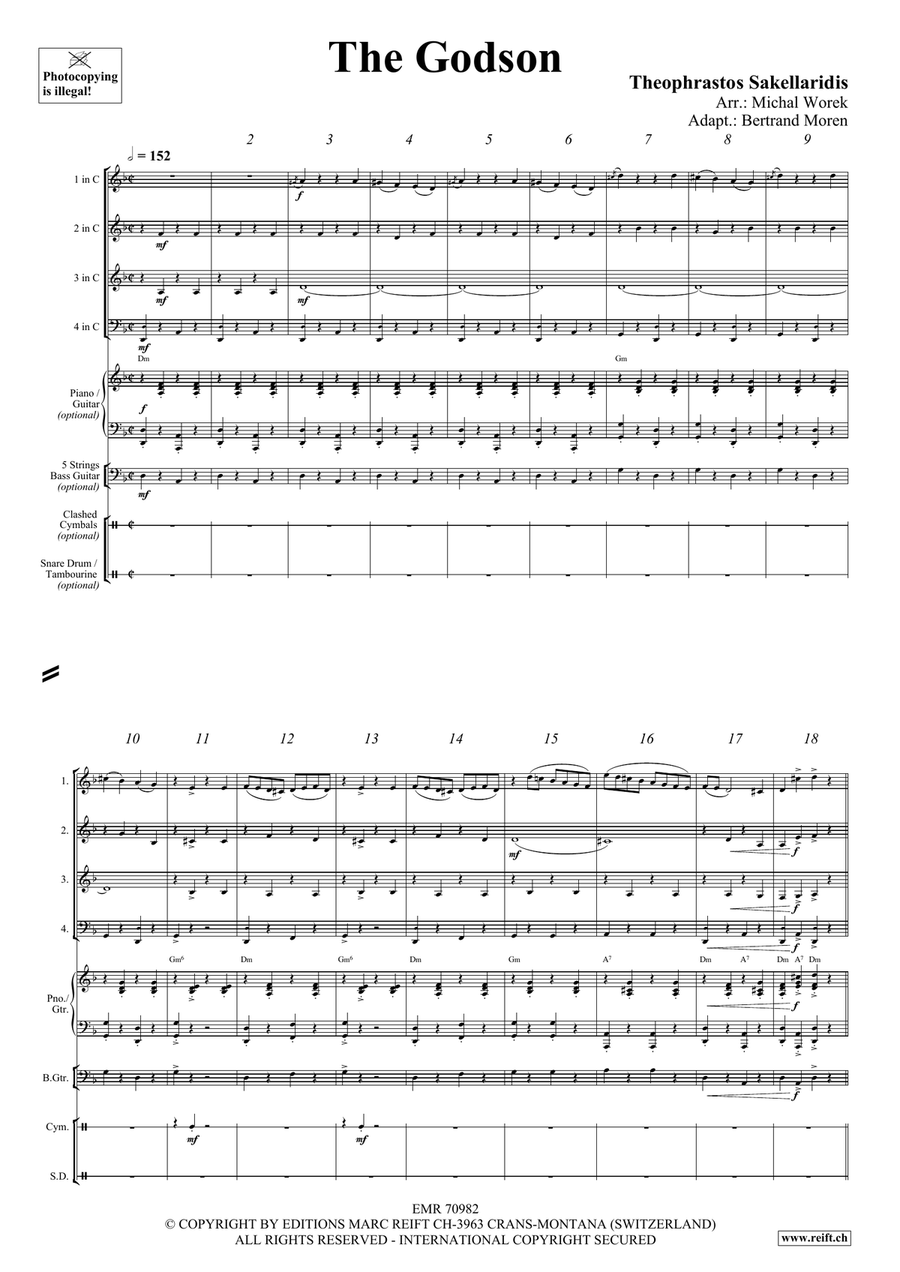 The Godson The Godson Woodwind Quartet scores gallery preview page 3