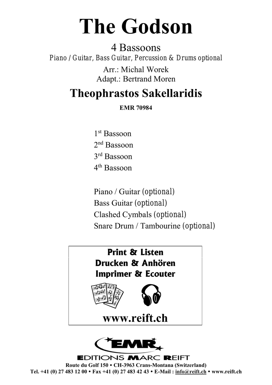 The Godson The Godson Bassoon Quartet scores gallery preview page 2
