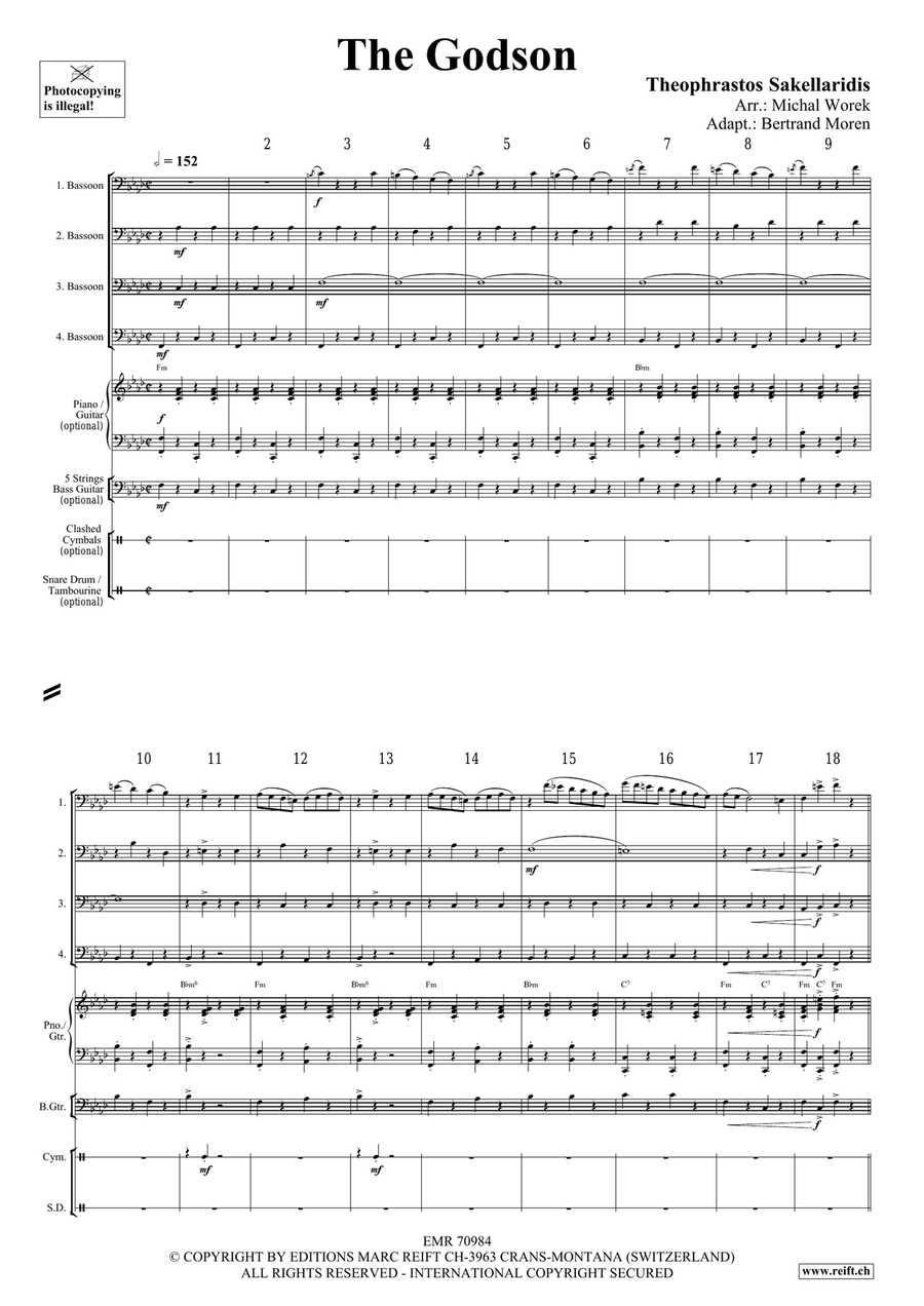 The Godson The Godson Bassoon Quartet scores gallery preview page 3