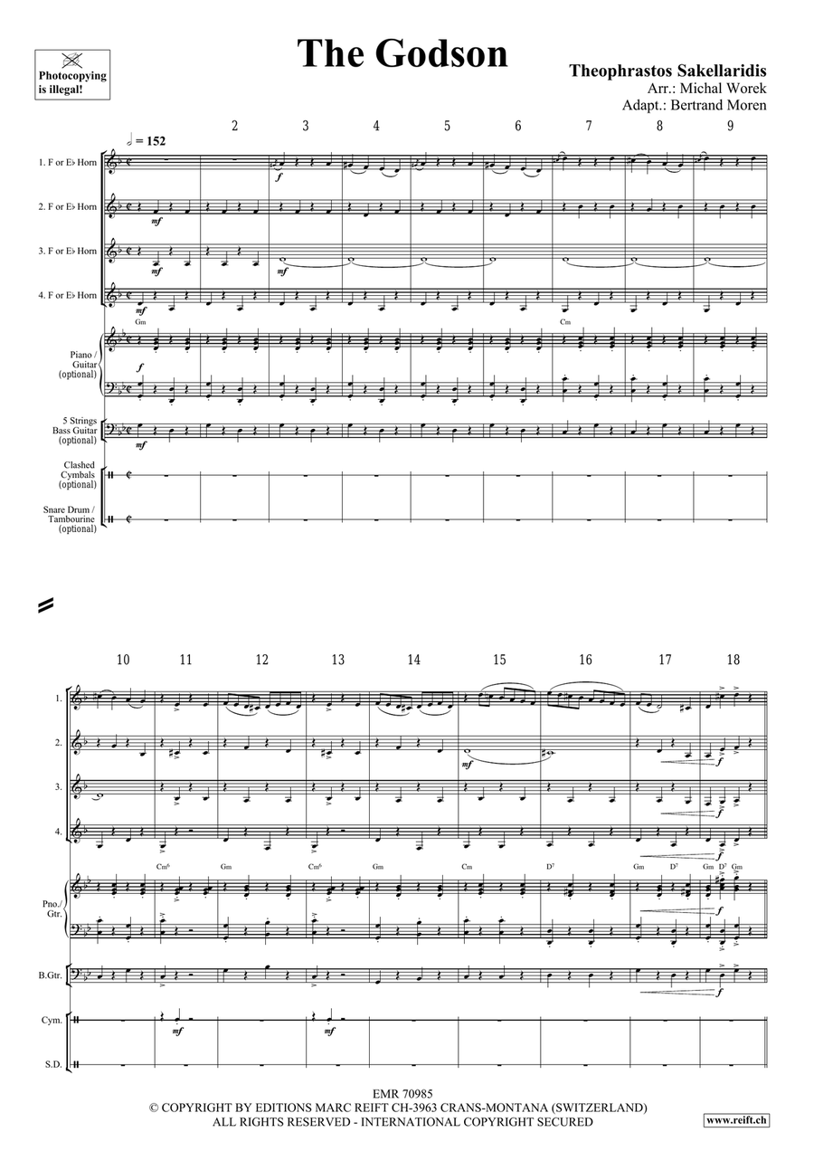 The Godson The Godson Horn scores gallery preview page 3