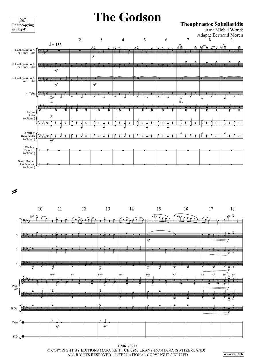The Godson The Godson Tuba Quartet scores gallery preview page 3