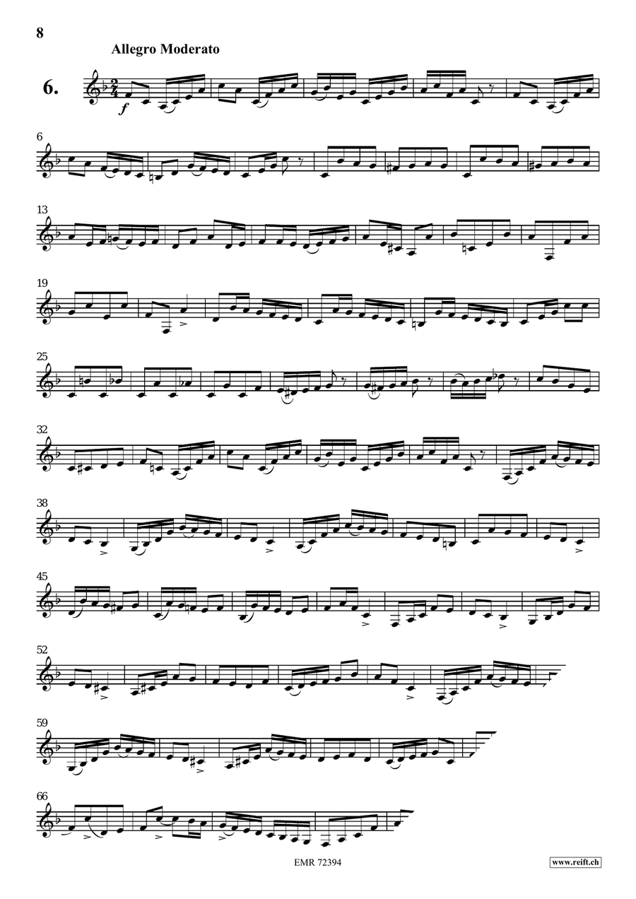 31 Etudes Brillantes 31 Etudes Brillantes Bass Clarinet scores gallery preview page 8