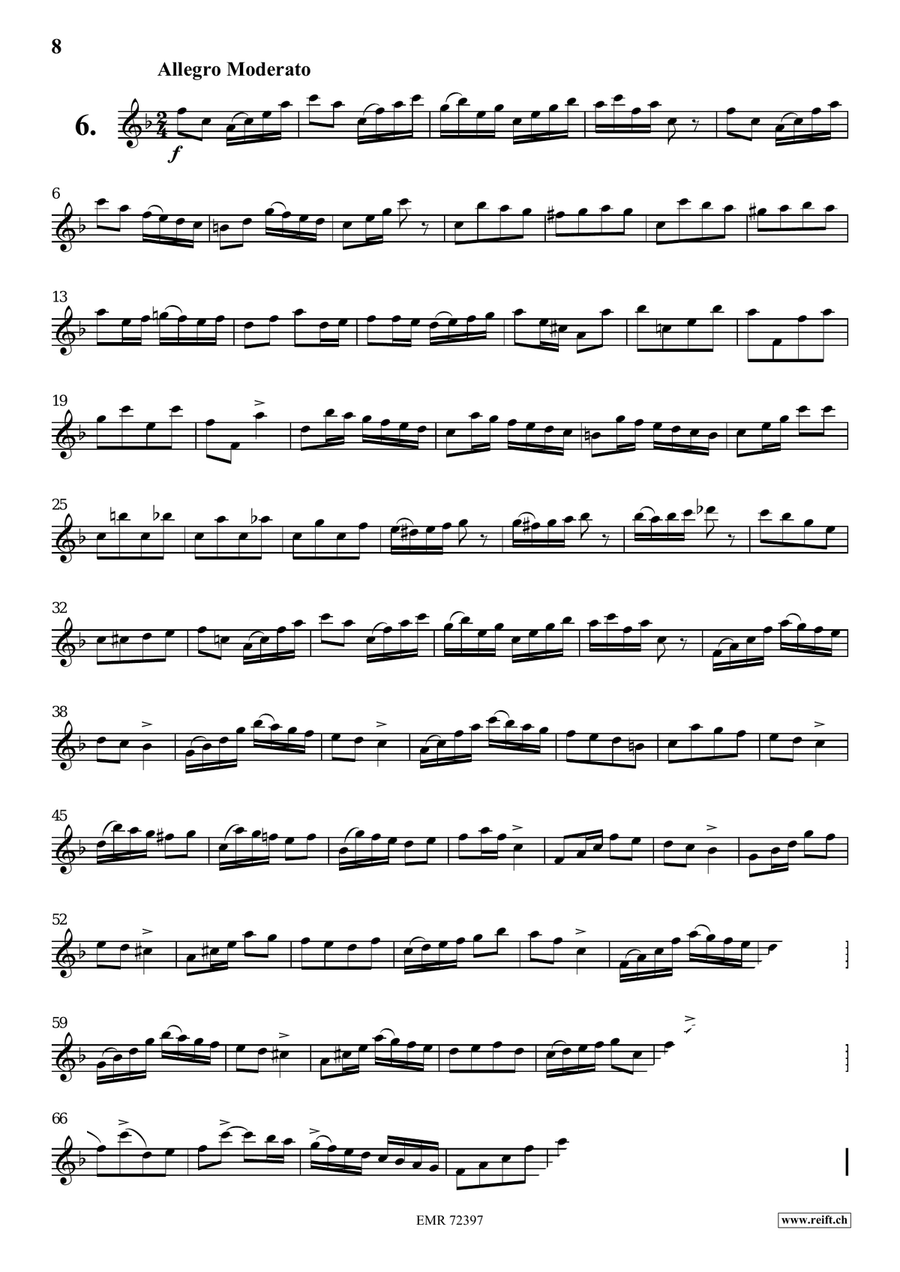 31 Etudes Brillantes 31 Etudes Brillantes Alto Saxophone scores gallery preview page 8