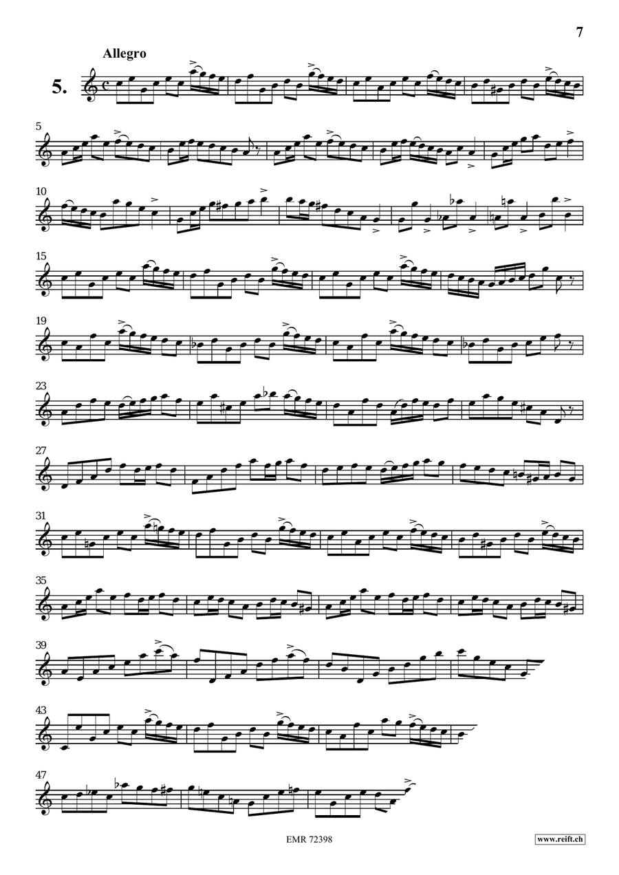 31 Etudes Brillantes 31 Etudes Brillantes Tenor Saxophone scores gallery preview page 7