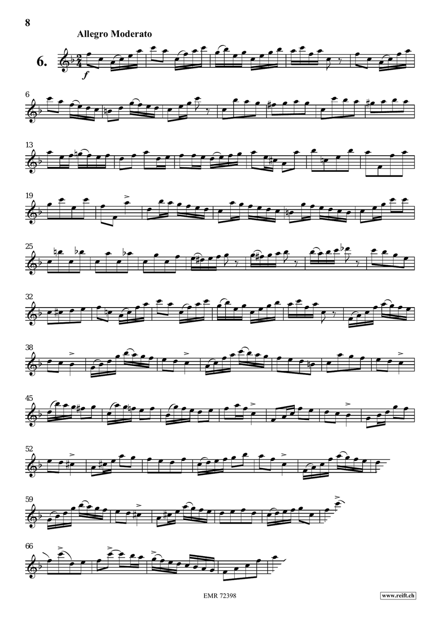 31 Etudes Brillantes 31 Etudes Brillantes Tenor Saxophone scores gallery preview page 8