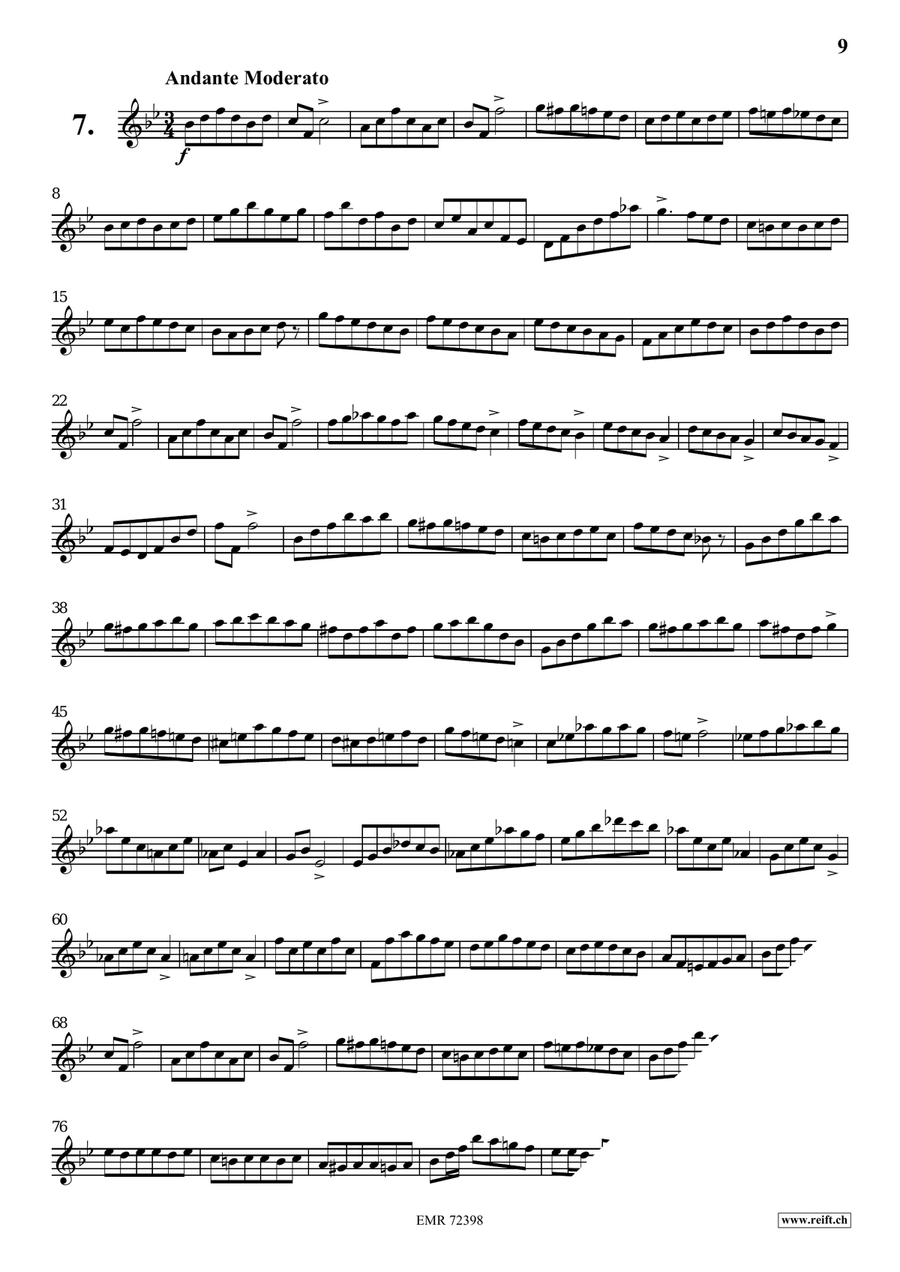 31 Etudes Brillantes 31 Etudes Brillantes Tenor Saxophone scores gallery preview page 9