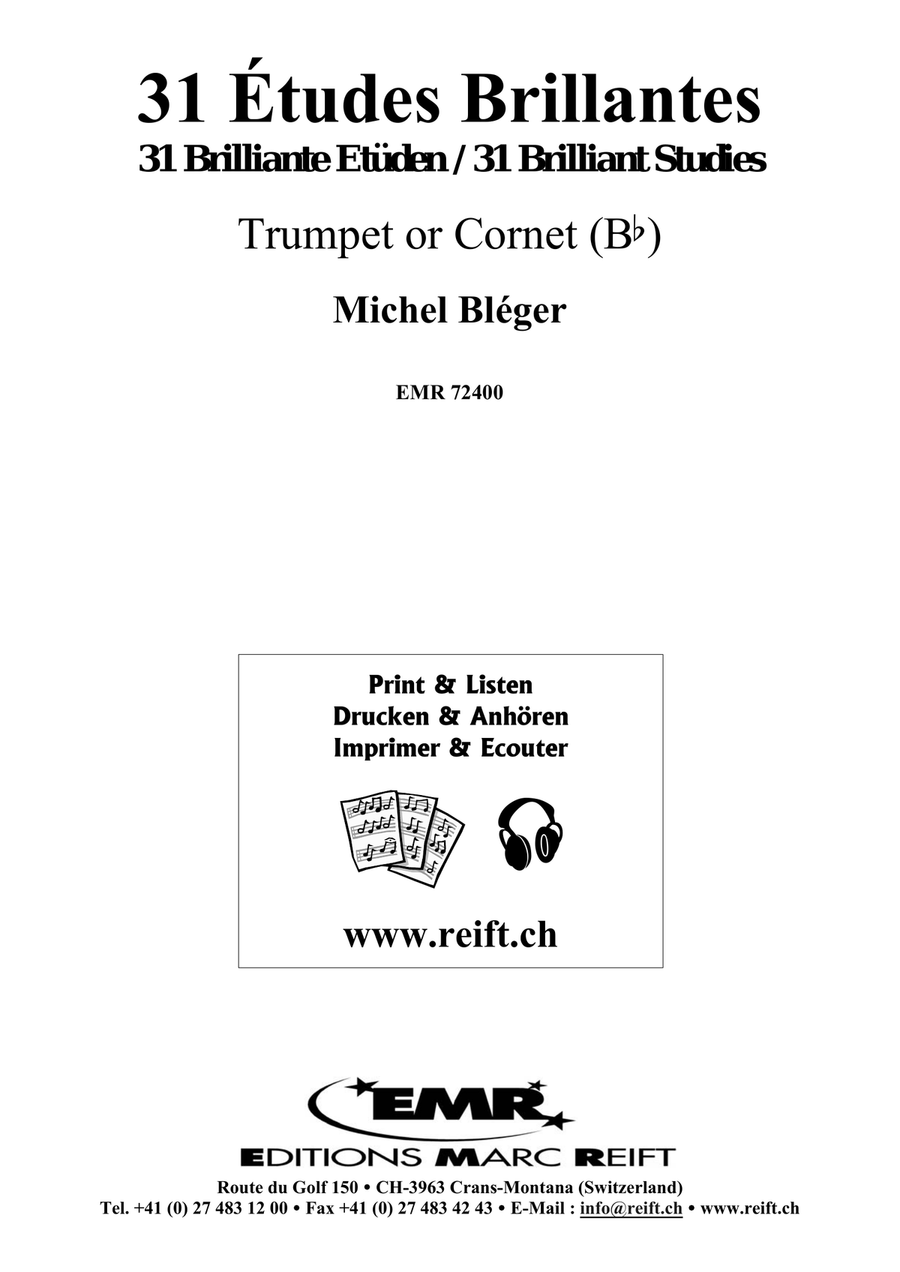 31 Etudes Brillantes 31 Etudes Brillantes Cornet scores gallery preview page 2