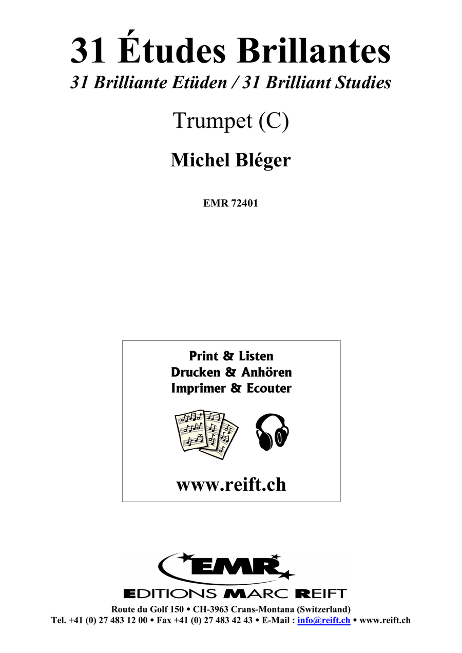31 Etudes Brillantes 31 Etudes Brillantes Trumpet scores gallery preview page 2