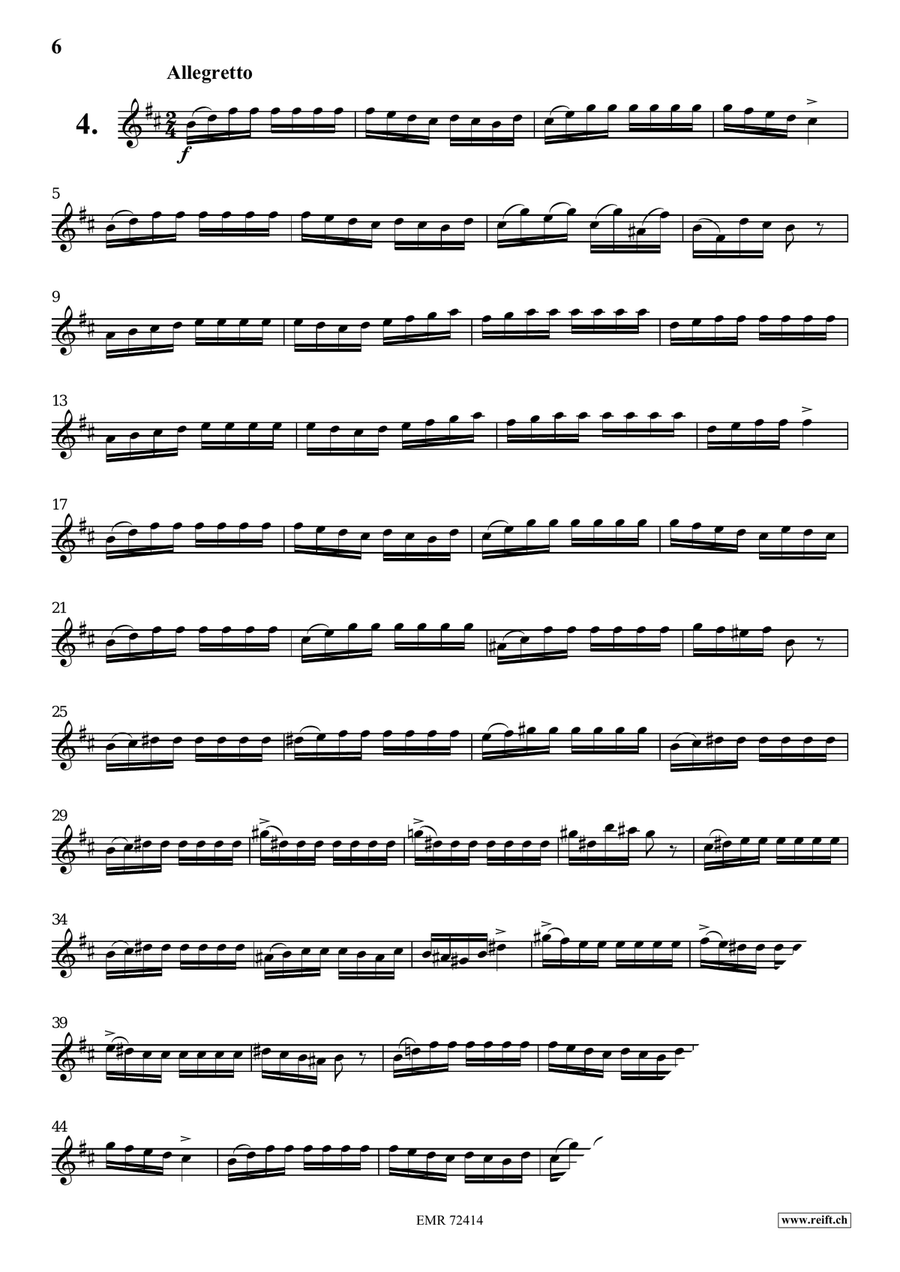 31 Etudes Brillantes 31 Etudes Brillantes Violin Solo scores gallery preview page 6