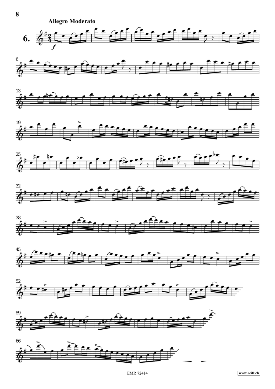 31 Etudes Brillantes 31 Etudes Brillantes Violin Solo scores gallery preview page 8