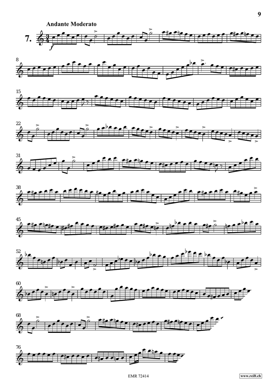 31 Etudes Brillantes 31 Etudes Brillantes Violin Solo scores gallery preview page 9