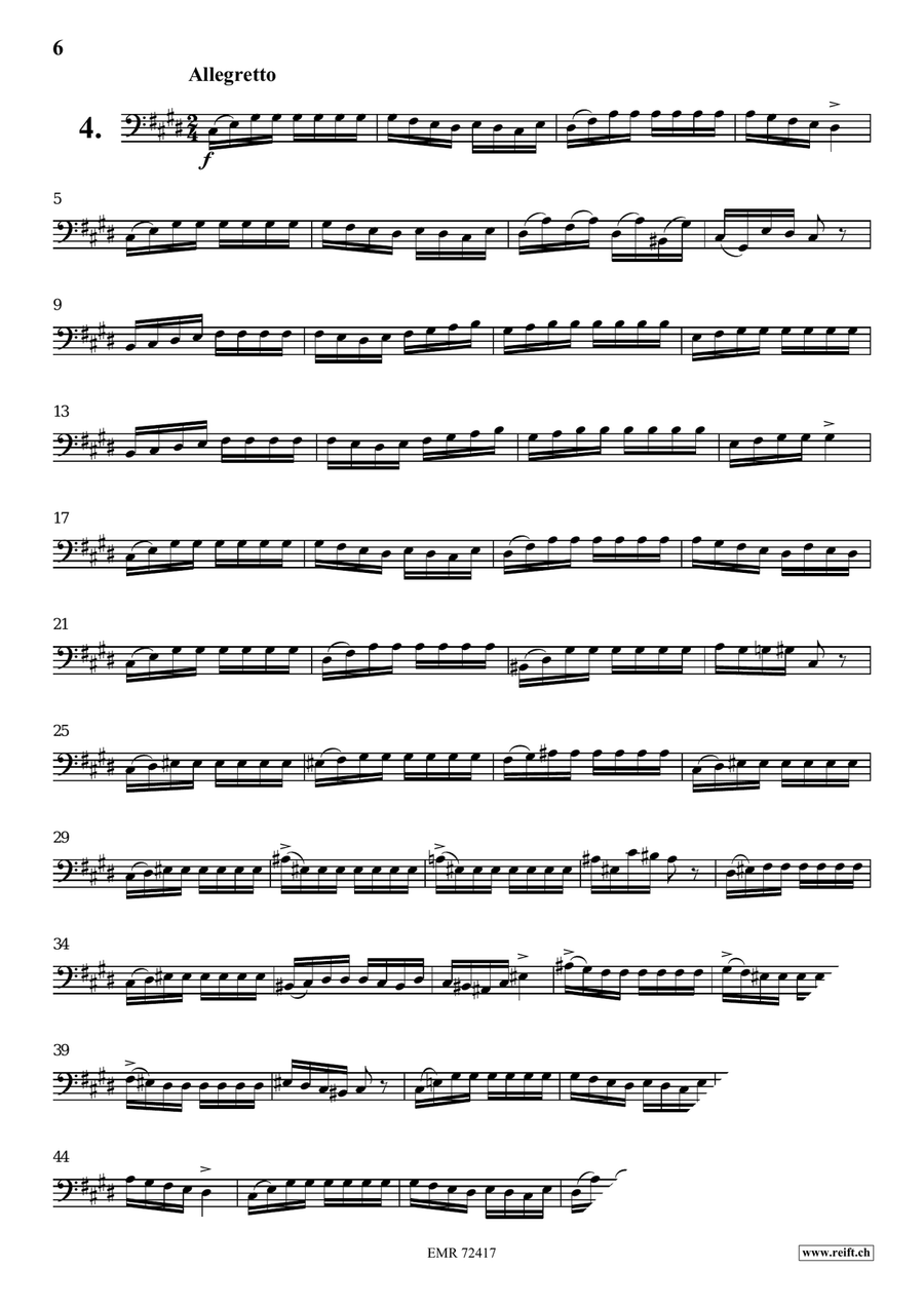 31 Etudes Brillantes 31 Etudes Brillantes Double Bass scores gallery preview page 6