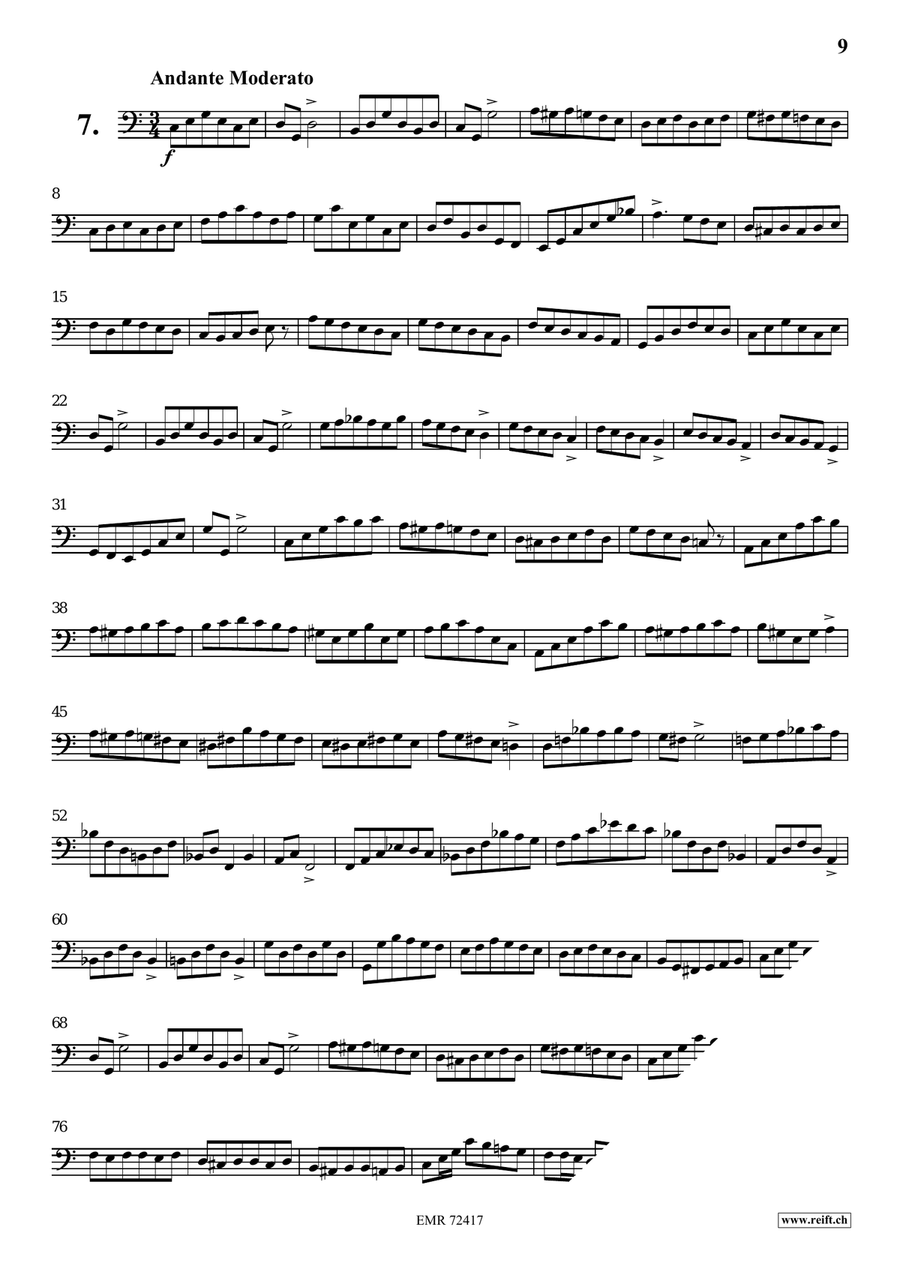 31 Etudes Brillantes 31 Etudes Brillantes Double Bass scores gallery preview page 9