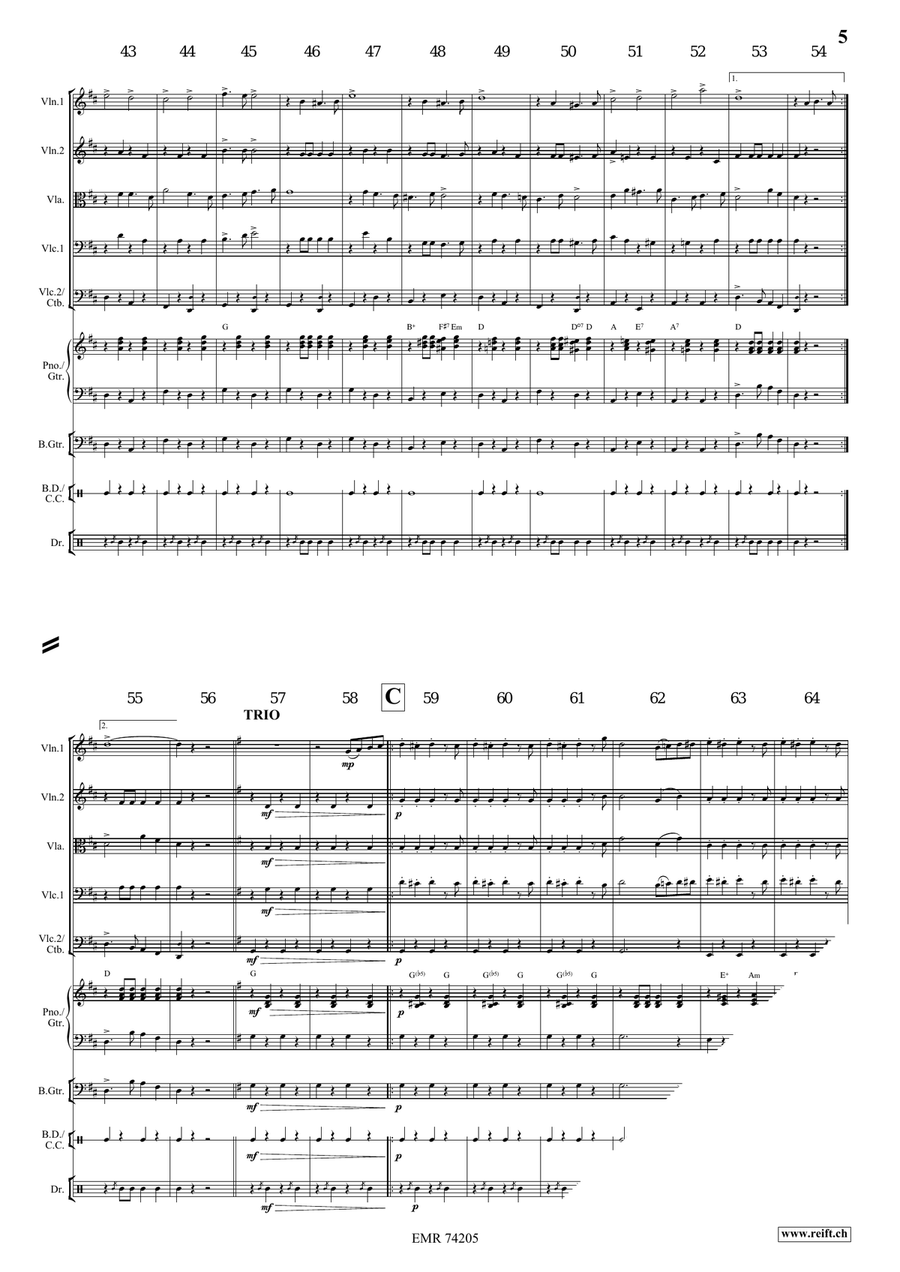 In Treue fest In Treue fest String Quintet scores gallery preview page 5