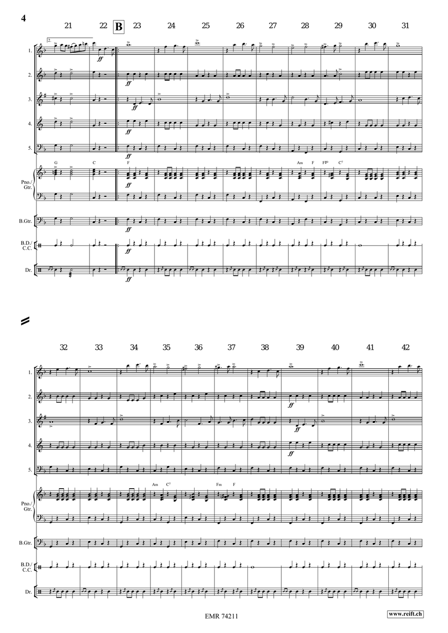 In Treue fest In Treue fest Woodwind Quintet scores gallery preview page 4