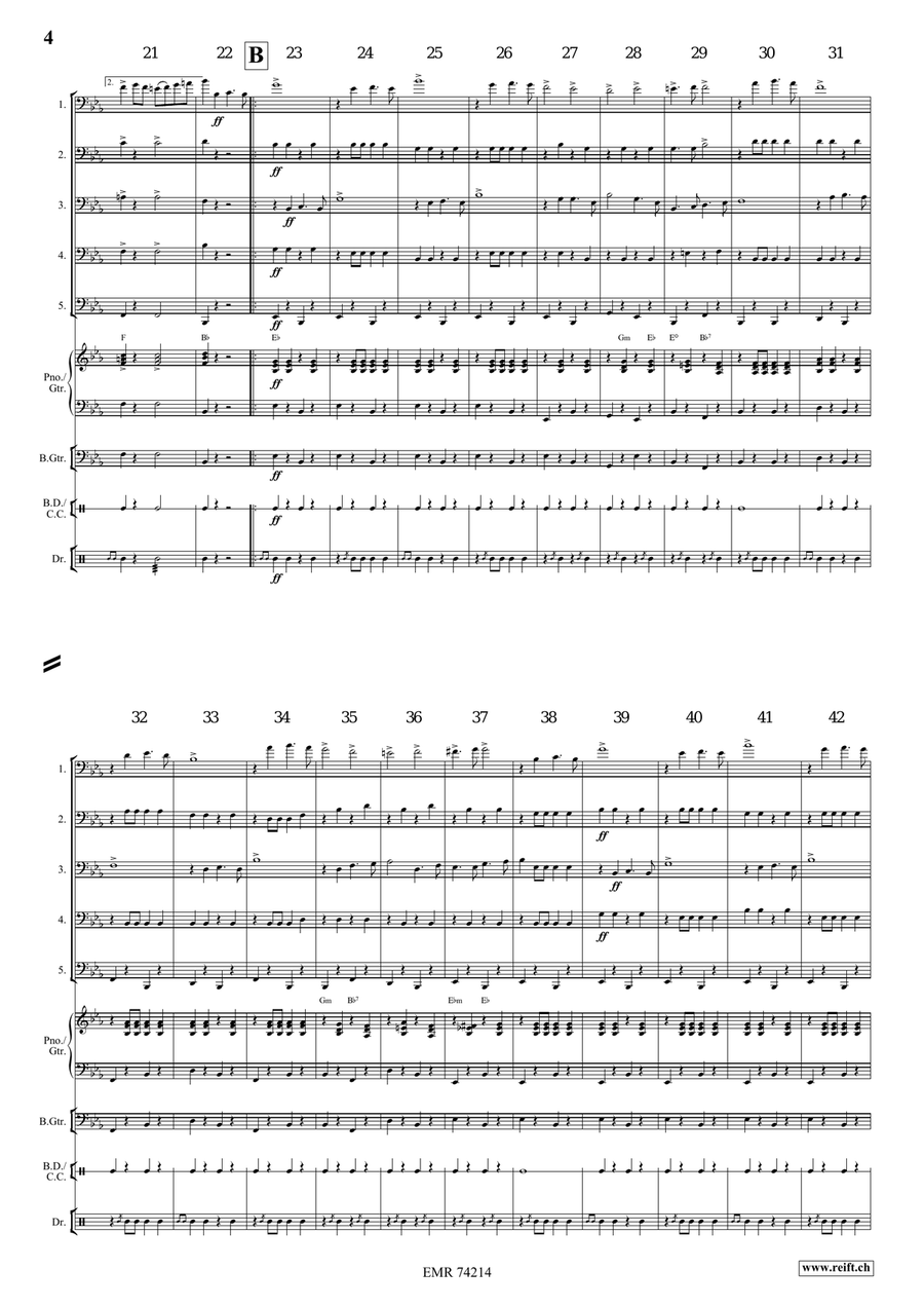 In Treue fest In Treue fest Tuba scores gallery preview page 4