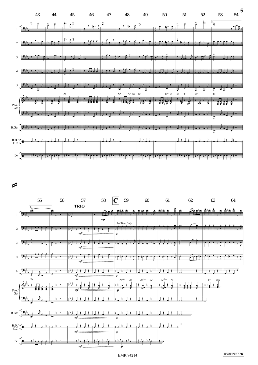In Treue fest In Treue fest Tuba scores gallery preview page 5