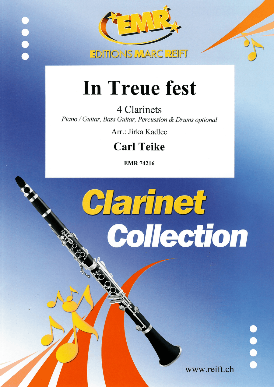 In Treue fest In Treue fest Clarinet Quartet scores gallery preview page 1