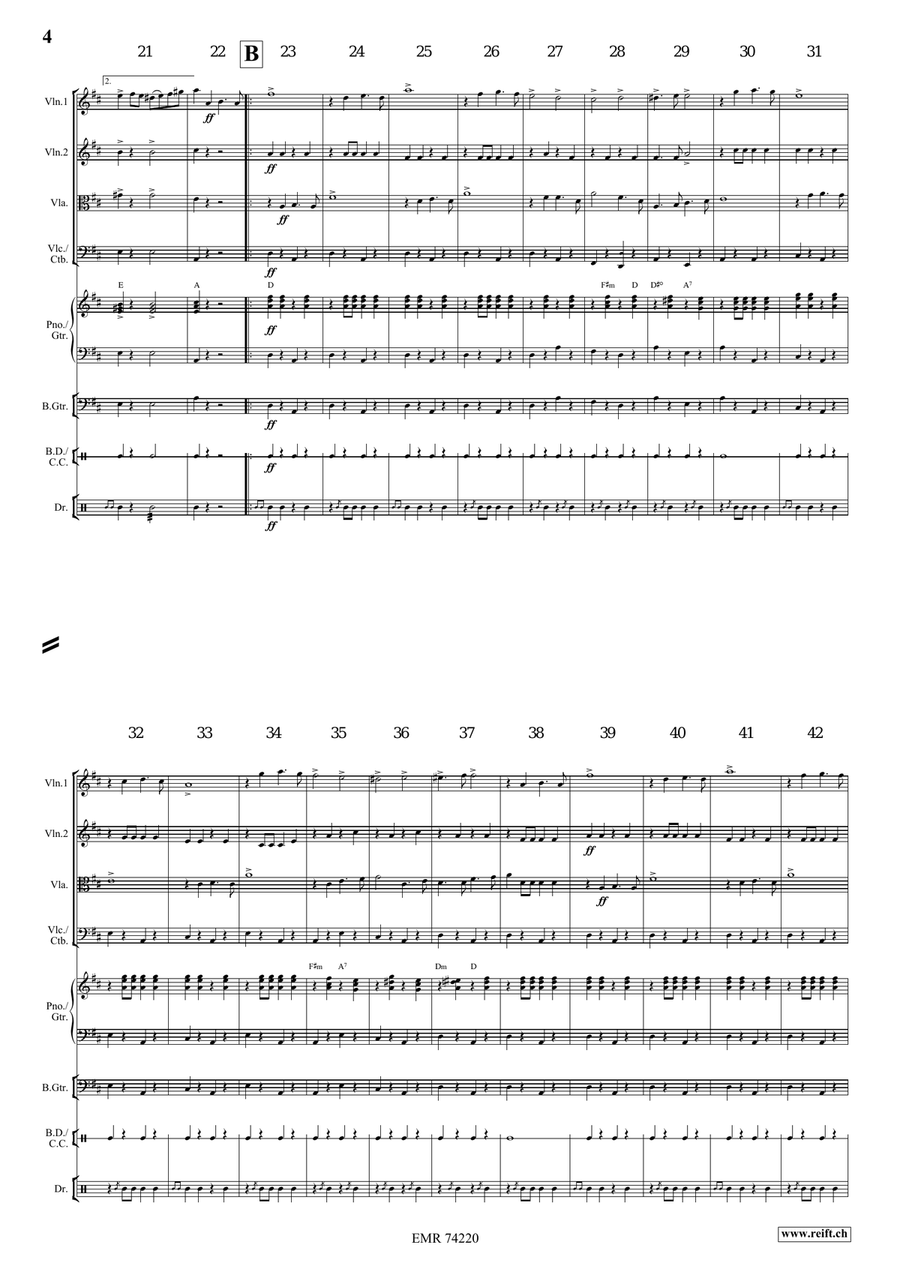 In Treue fest In Treue fest String Quartet scores gallery preview page 4