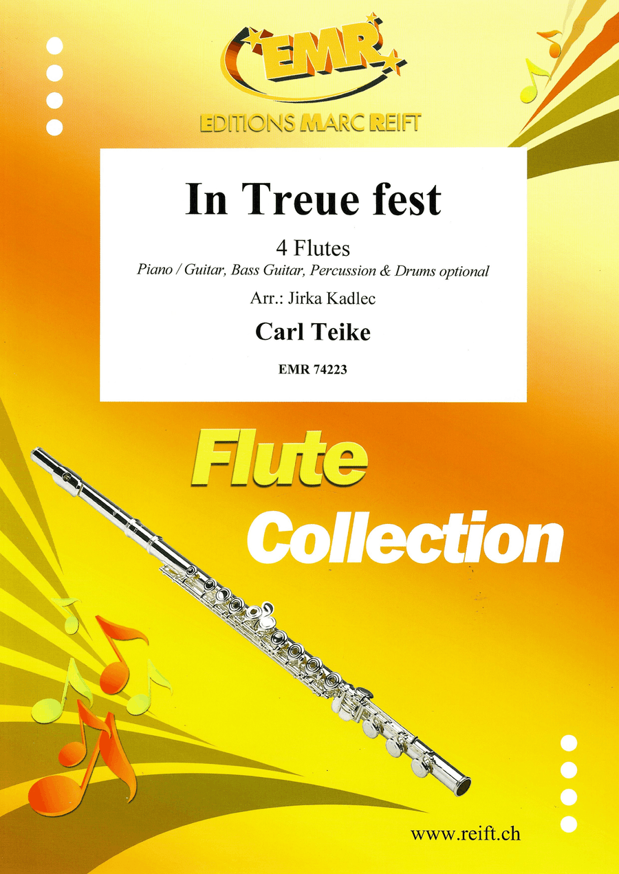 In Treue fest In Treue fest Flute Quartet scores gallery preview page 1