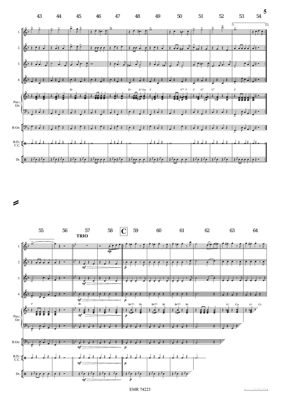 In Treue fest In Treue fest Flute Quartet scores gallery preview page 5