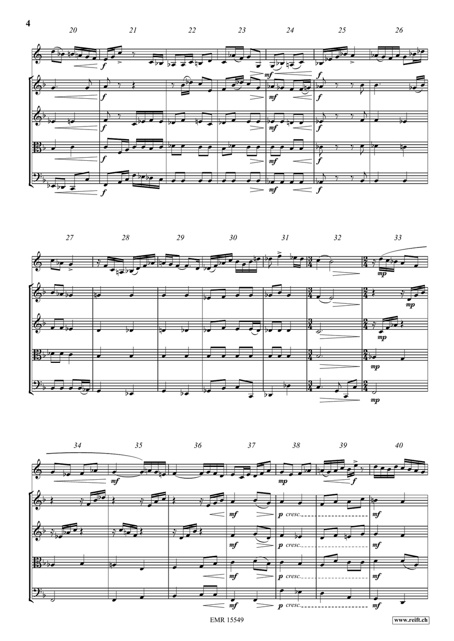 Cap Horn Cap Horn String Quartet scores gallery preview page 5
