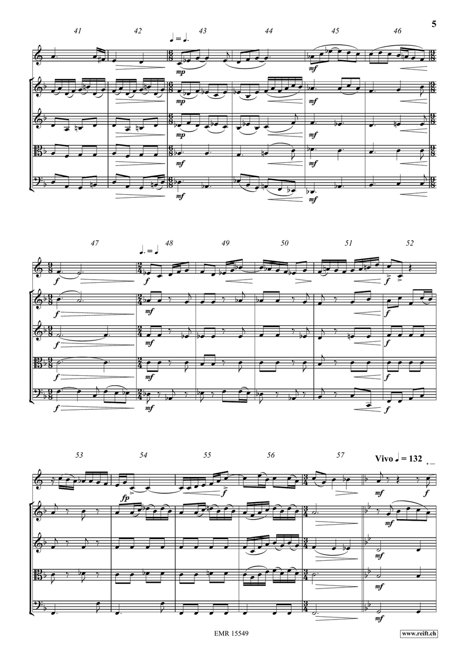 Cap Horn Cap Horn String Quartet scores gallery preview page 6