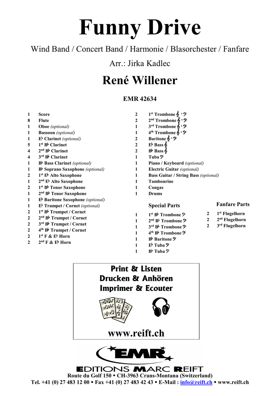 Funny Drive Funny Drive Concert Band scores gallery preview page 2