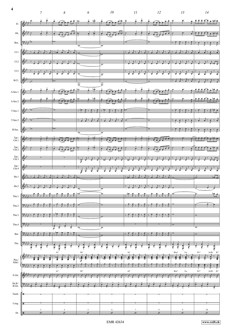 Funny Drive Funny Drive Concert Band scores gallery preview page 5