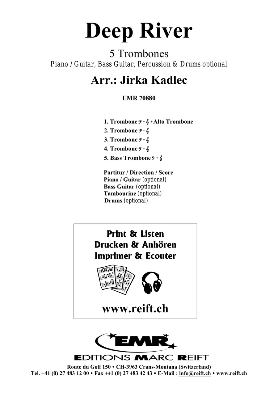 Deep River Deep River Trombone scores gallery preview page 2