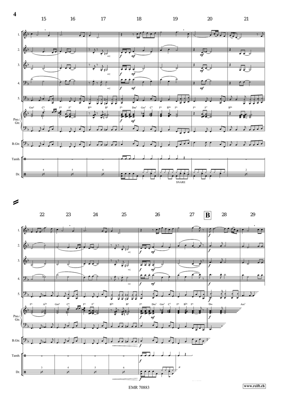 Deep River Deep River Woodwind Quintet scores gallery preview page 4