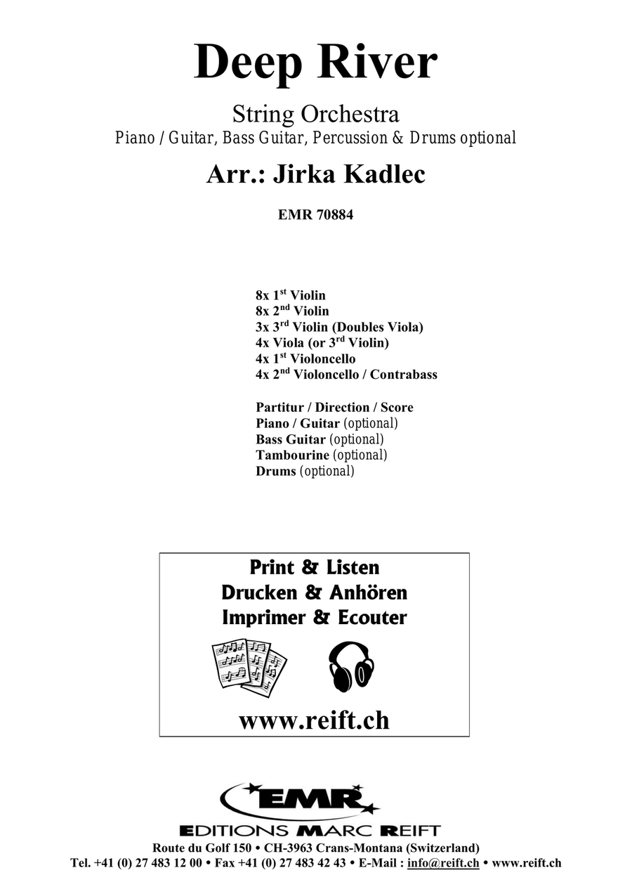 Deep River Deep River String Orchestra scores gallery preview page 2