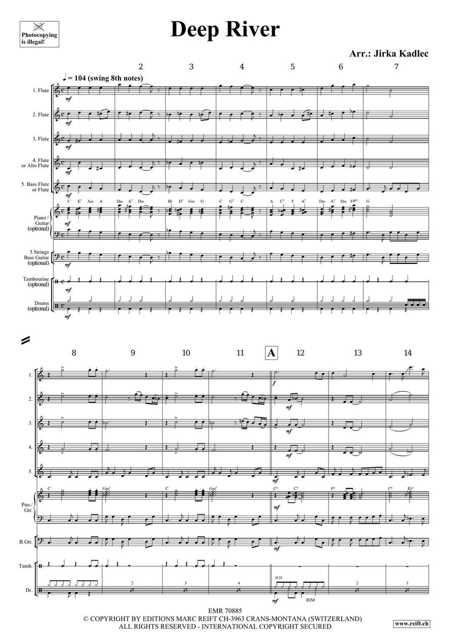Deep River Deep River Flute scores gallery preview page 3