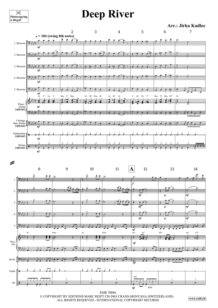 Deep River Deep River Bassoon scores gallery preview page 3