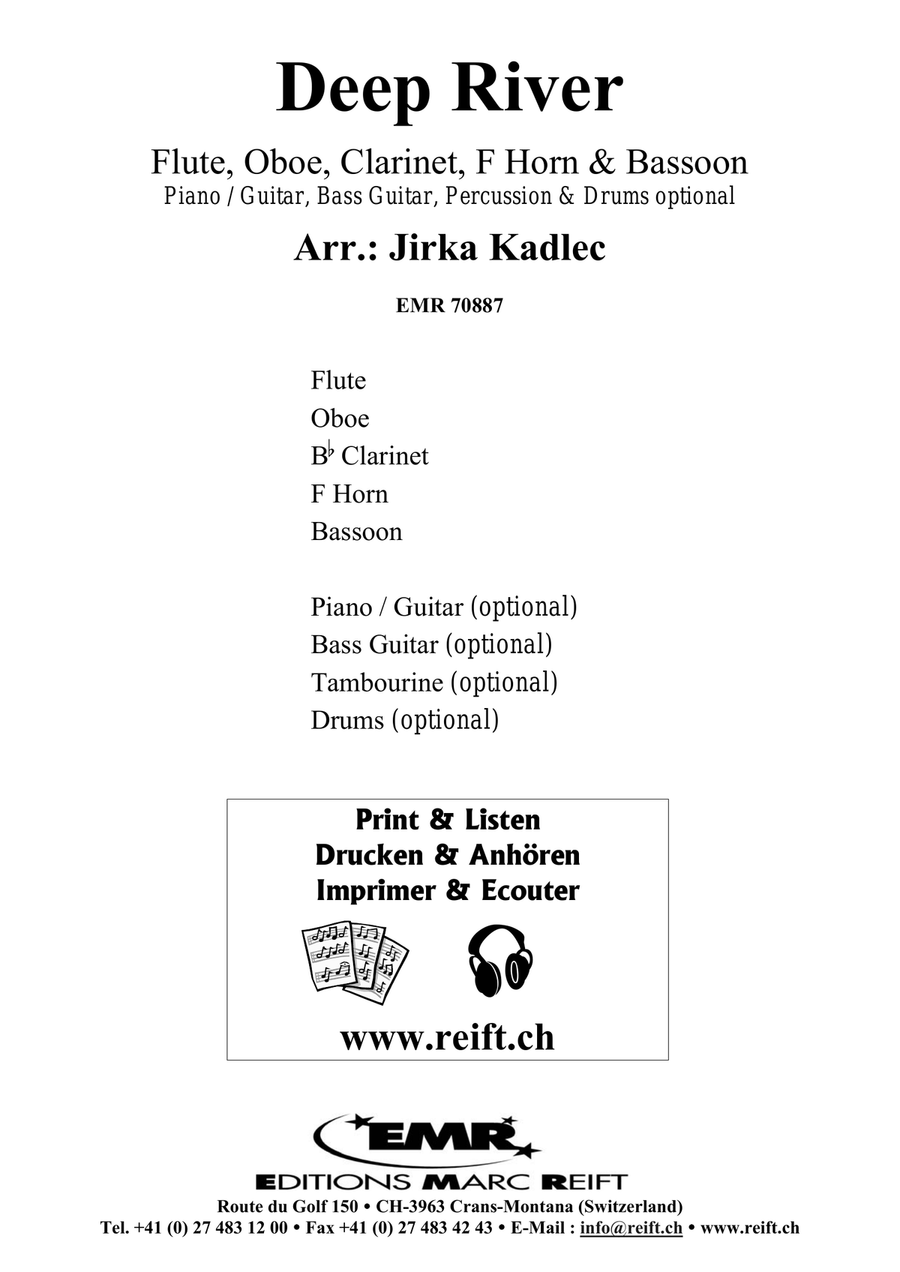 Deep River Deep River Woodwind Quintet scores gallery preview page 2