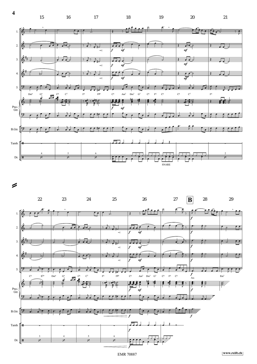 Deep River Deep River Woodwind Quintet scores gallery preview page 4