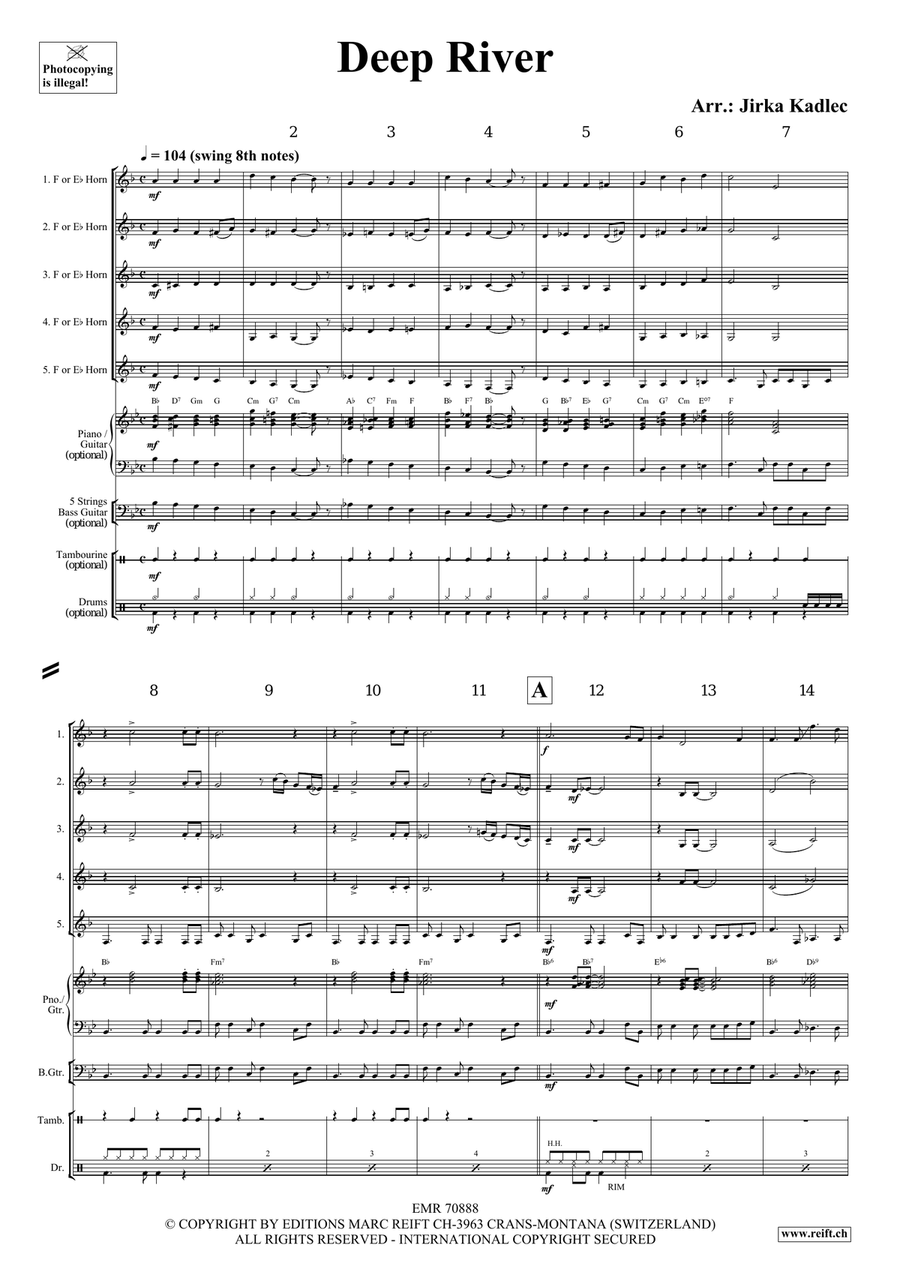 Deep River Deep River Horn scores gallery preview page 3