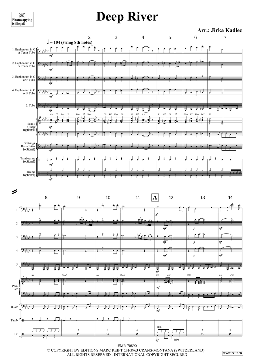 Deep River Deep River Tuba scores gallery preview page 3