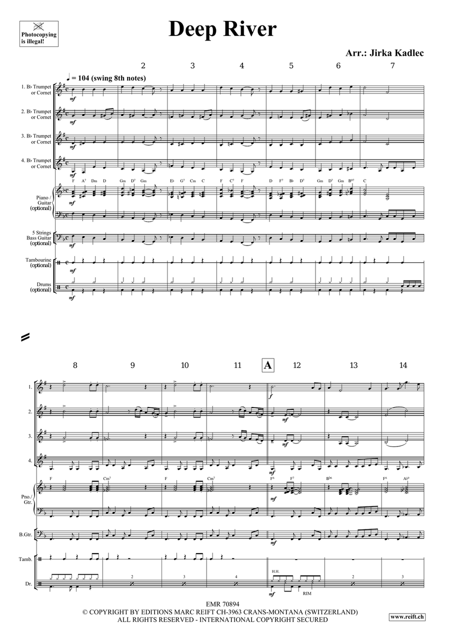 Deep River Deep River Cornet scores gallery preview page 3