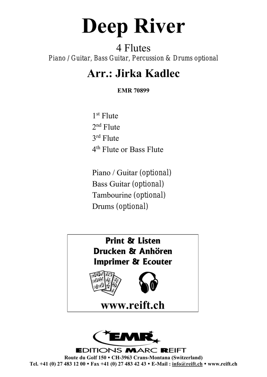 Deep River Deep River Flute Quartet scores gallery preview page 2