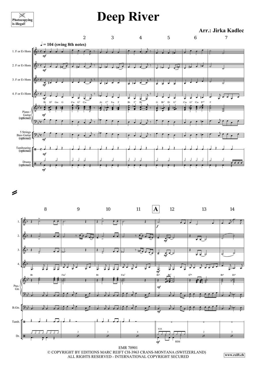 Deep River Deep River Horn scores gallery preview page 3
