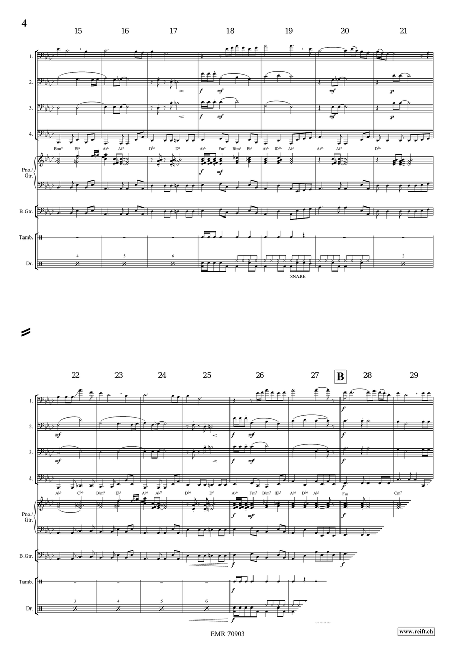 Deep River Deep River Tuba Quartet scores gallery preview page 4