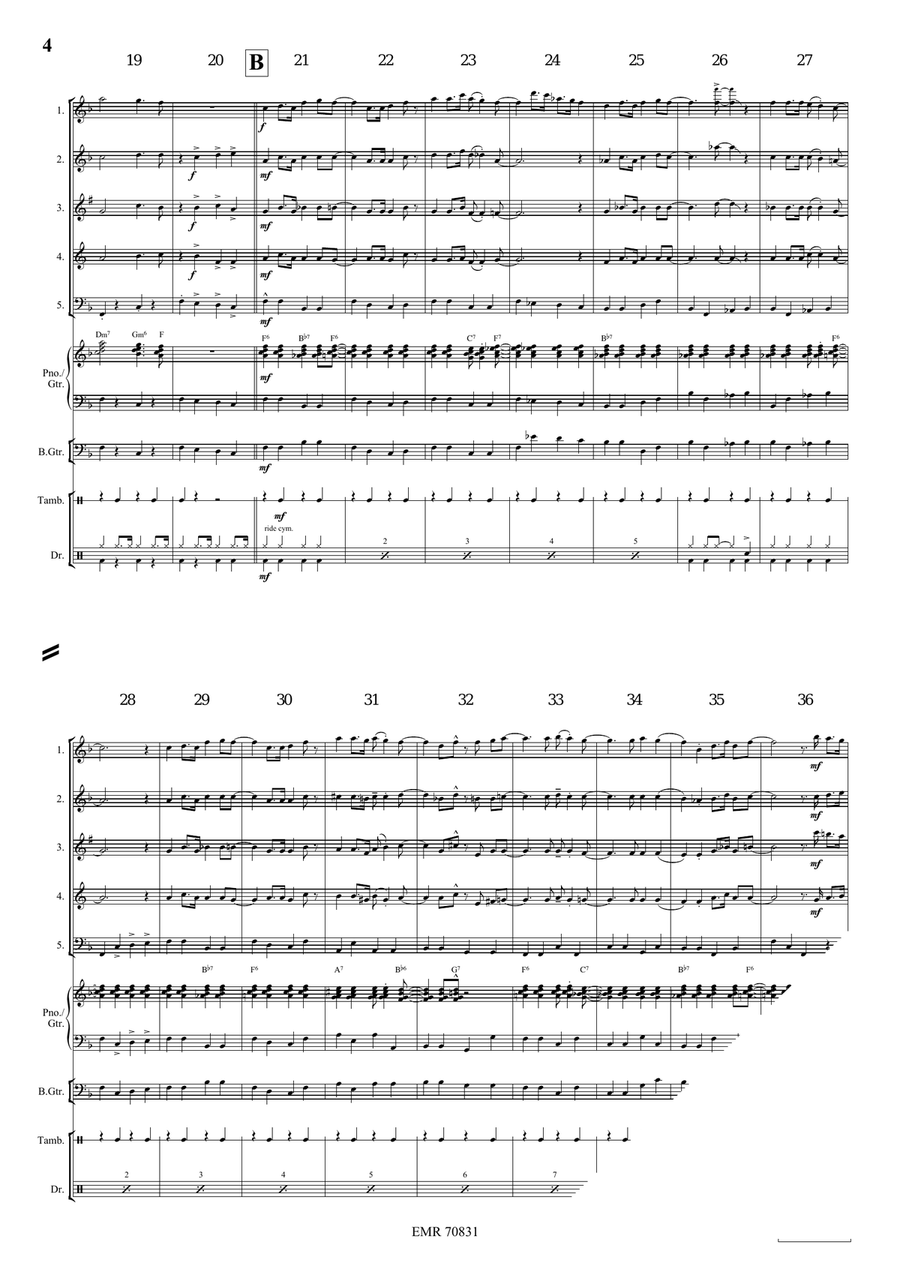 Amen Amen Woodwind Quintet scores gallery preview page 5