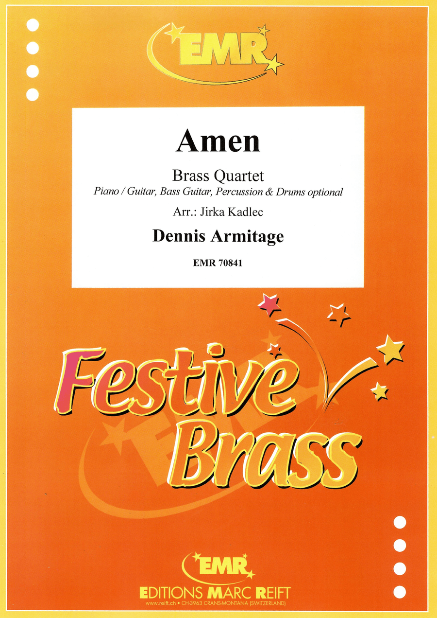 Amen Amen Brass Quartet scores gallery preview page 1