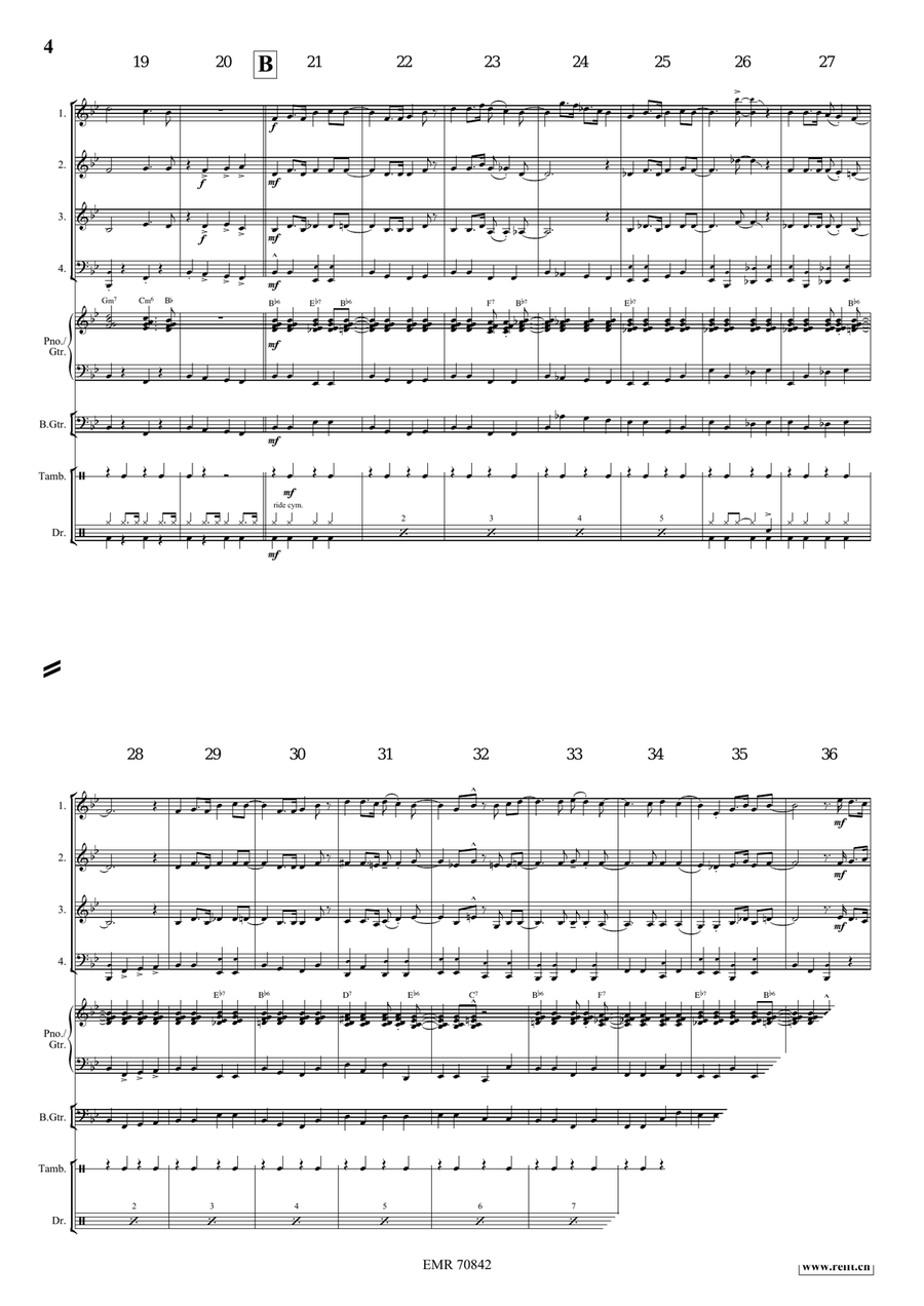 Amen Amen Woodwind Quartet scores gallery preview page 5