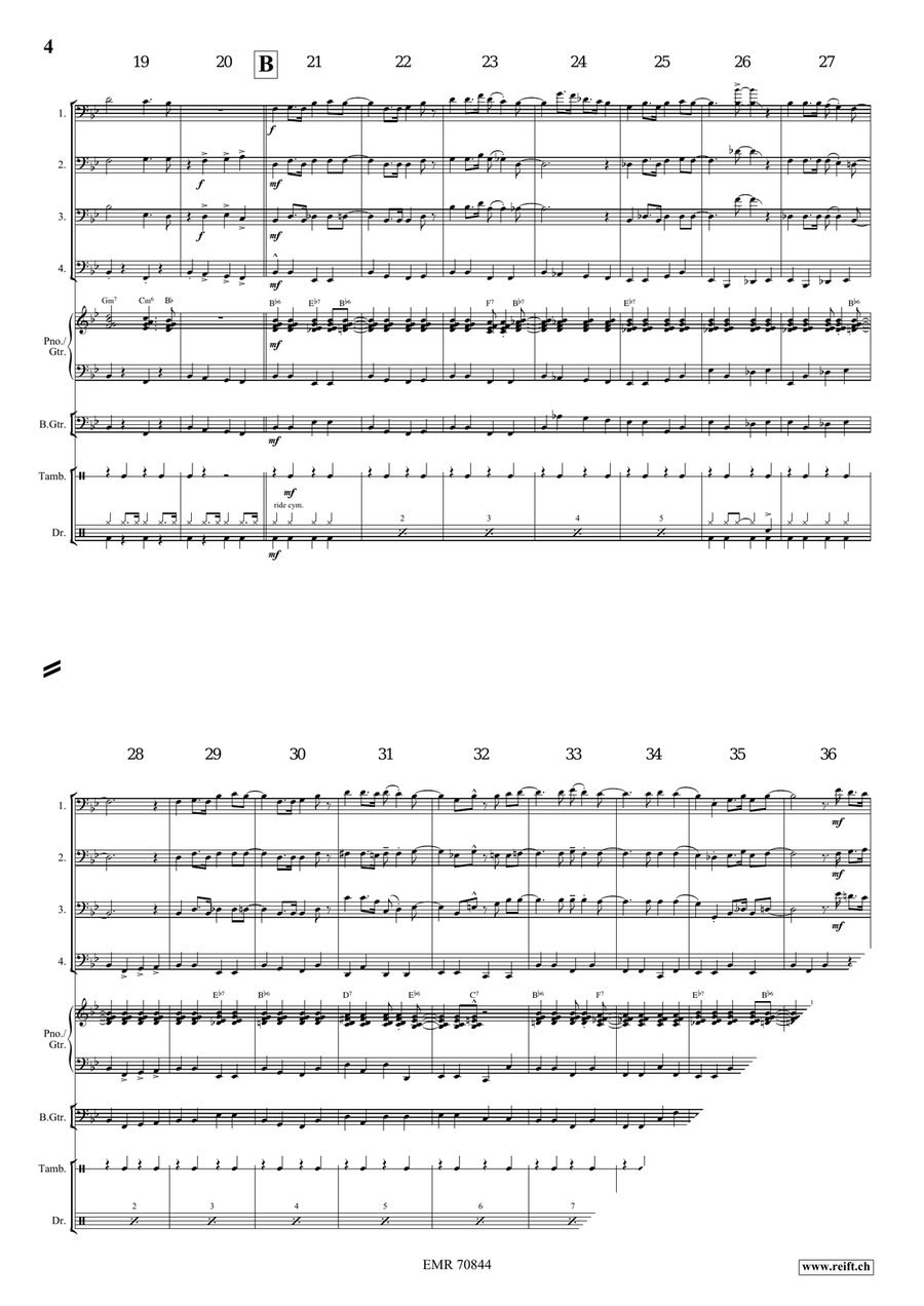 Amen Amen Bassoon Quartet scores gallery preview page 5