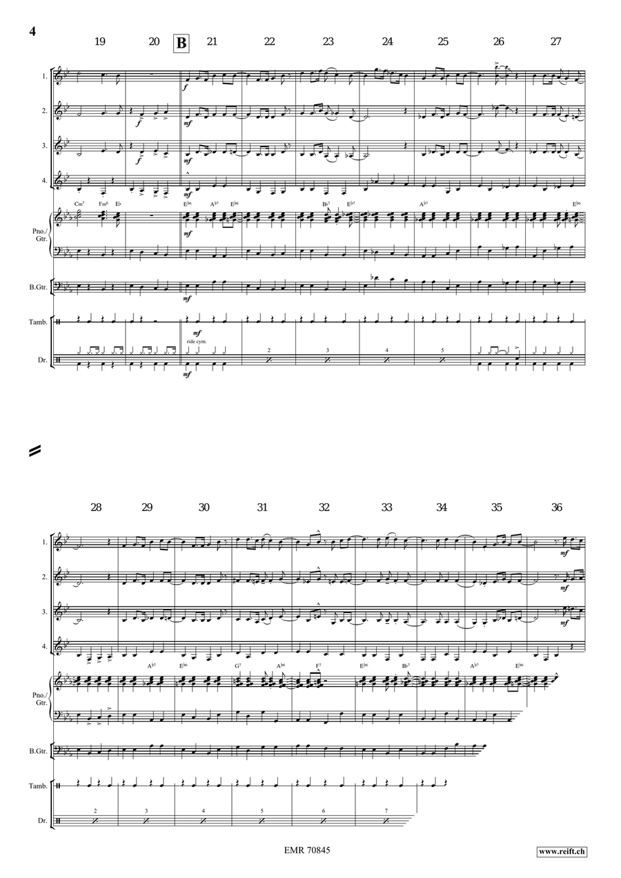 Amen Amen Horn scores gallery preview page 5
