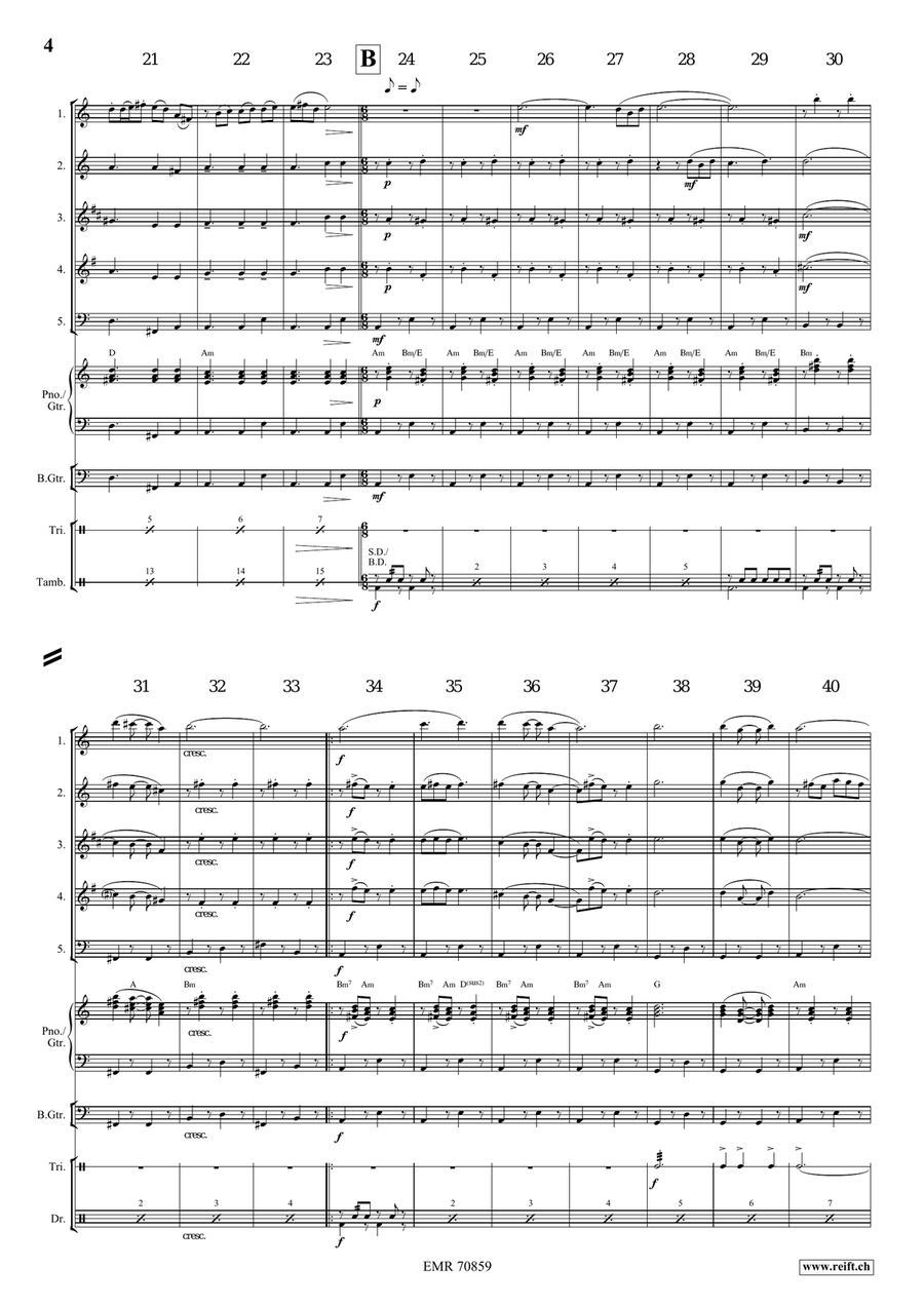 Balkan Gipsy Balkan Gipsy Woodwind Quintet scores gallery preview page 5