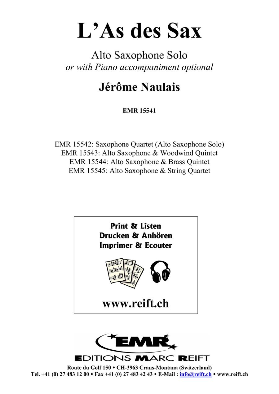 L'As des Sax L'As des Sax Alto Saxophone scores gallery preview page 2
