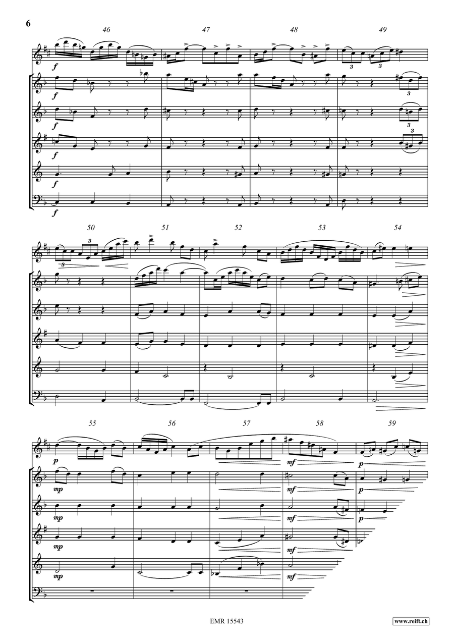 L'As des Sax L'As des Sax Woodwind Quintet scores gallery preview page 7